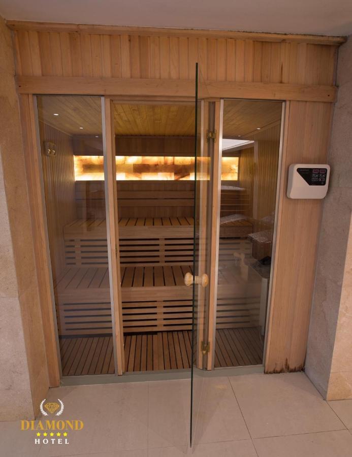 Hotel Diamond Prishtina Pristina Exterior photo A modern Finnish sauna
